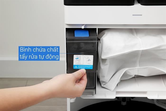 Robot hút bụi lau nhà Ecovacs Deebot T50 Pro Omni - Trắng/Đen